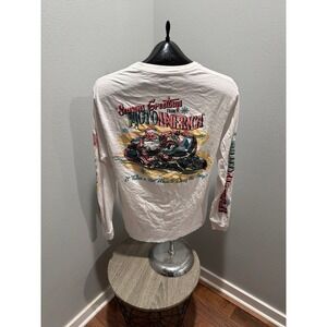MotoAmerica Medium Long Sleeve T-Shirt Santa  Moto America